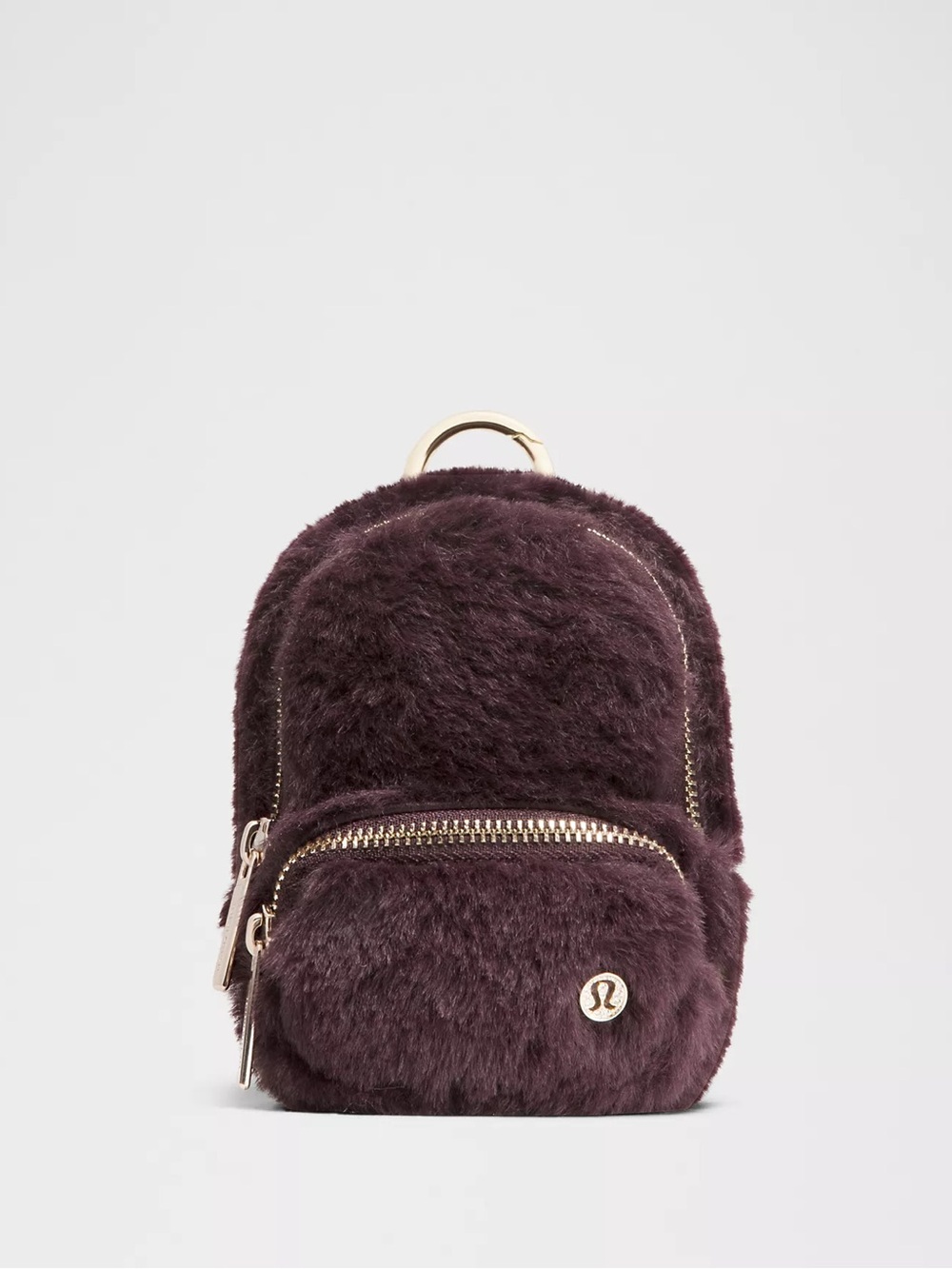 lululemon athletica Faux-Fur Mini Backpack in Plum